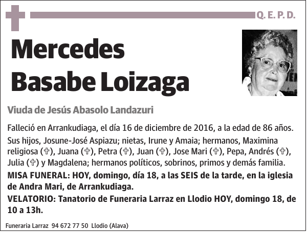 Mercedes Basabe Loizaga