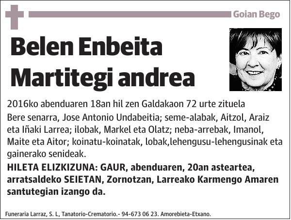 Belen Enbeita Martitegi