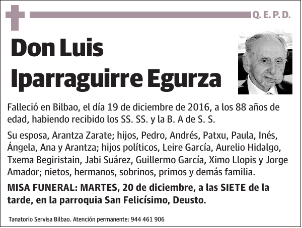 Luis Iparraguirre Egurza