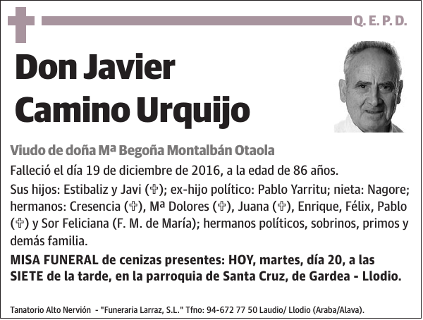 Javier Camino Urquijo