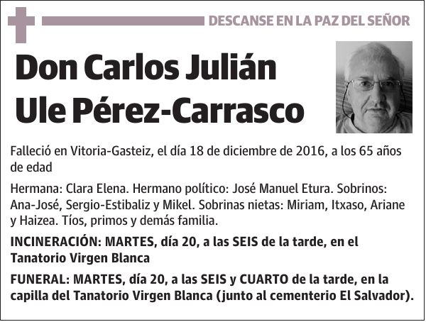 Carlos Julián Ule Pérez-Carrasco