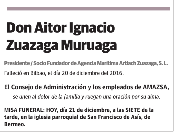 Aitor Ignacio Zuazaga Muruaga