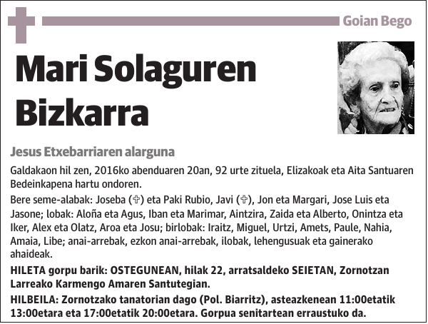 Mari Solaguren Bizkarra