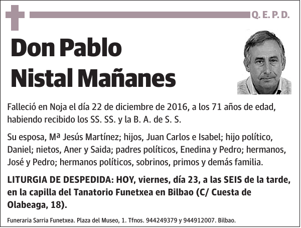 Pablo Nistal Mañanes