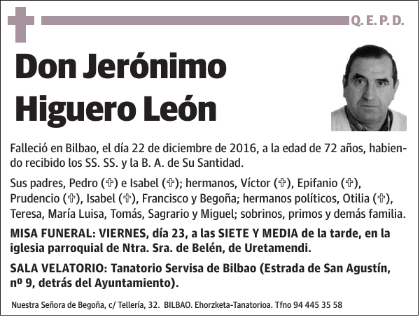 Jerónimo Higuero León