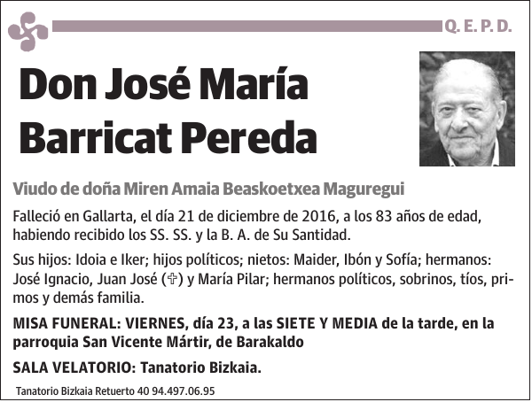 José María Barricat Pereda