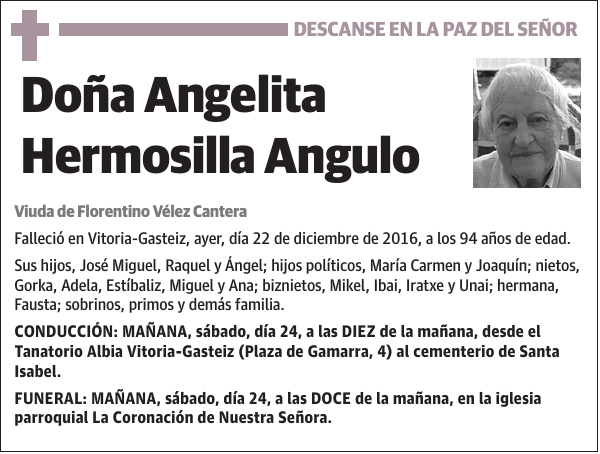 Angelita Hermosilla Angulo