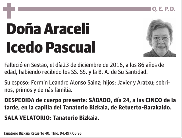 Araceli Icedo Pascual