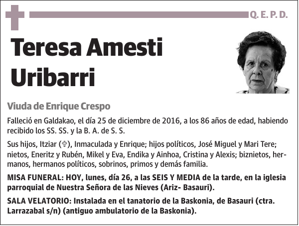 Teresa Amesti Uribarri