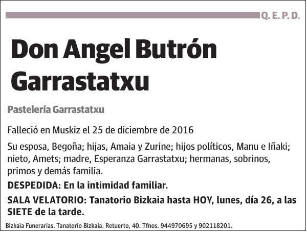 Angel Butrón Garrastatxu