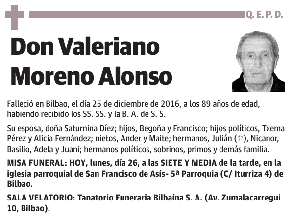 Valeriano Moreno Alonso