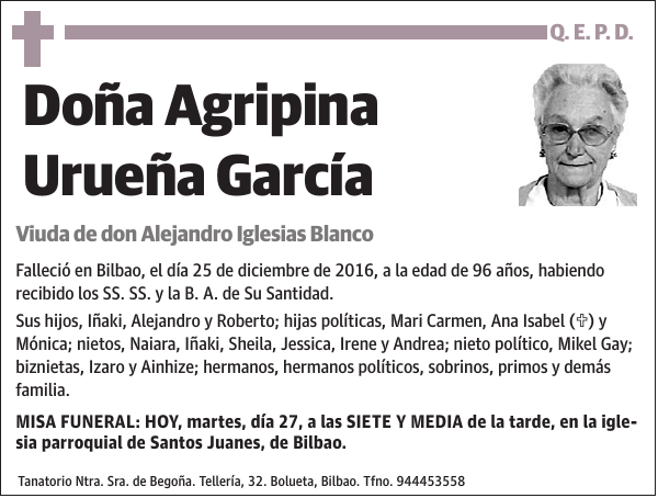 Agripina Urueña García