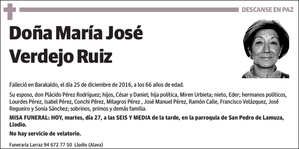 María José Verdejo Ruiz