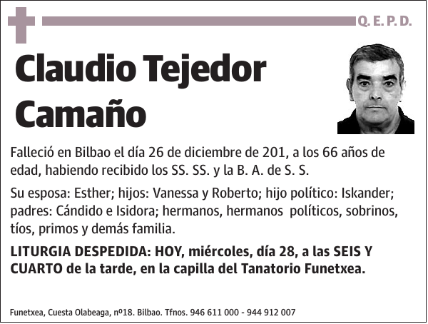 Claudio Tejedor Camaño