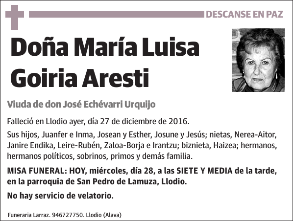 María Luisa Goiria Aresti