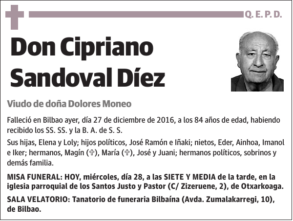 Cipriano Sandoval Díez