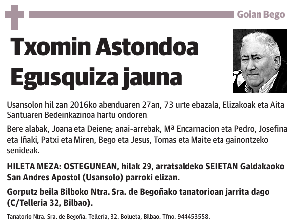 Txomin Astondoa Egusquiza