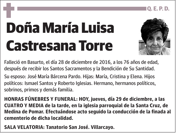 María Luisa Castresana Torre