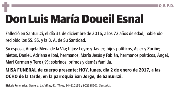 Luis María Doueil Esnal