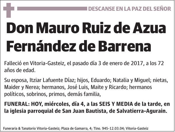 Mauro Ruiz de Azua Fernández de Barrena