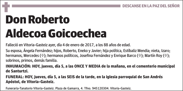 Roberto Aldecoa Goicoechea