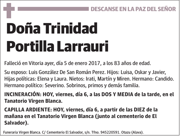 Trinidad Portilla Larrauri