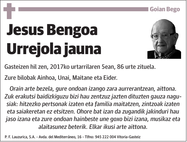 Jesus Bengoa Urrejola