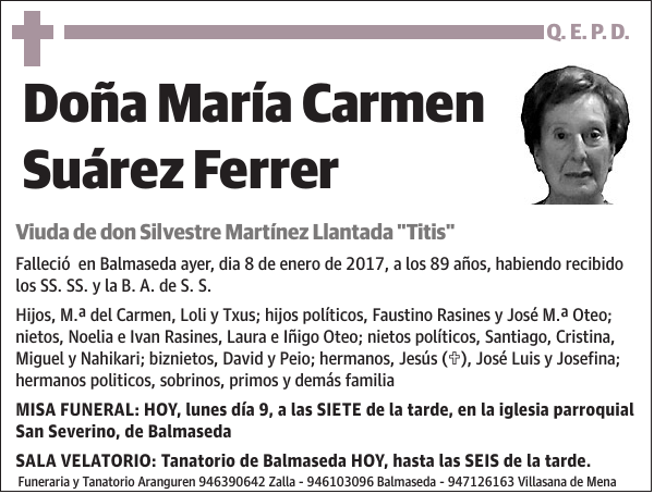 María Carmen Suárez Ferrer