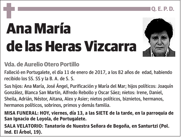 Ana María de las Heras Vizcarra