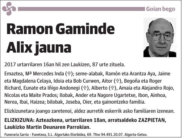 Ramon Gaminde Alix