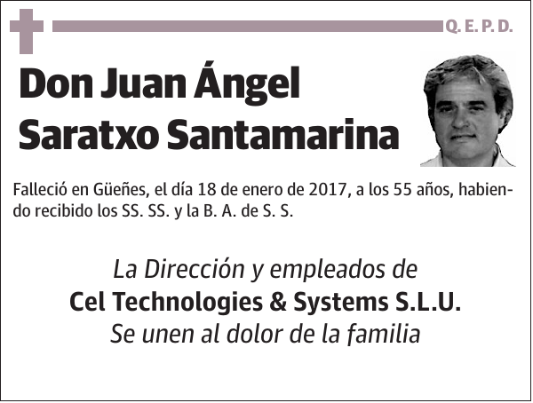 Juan Ángel Saratxo Santamarina