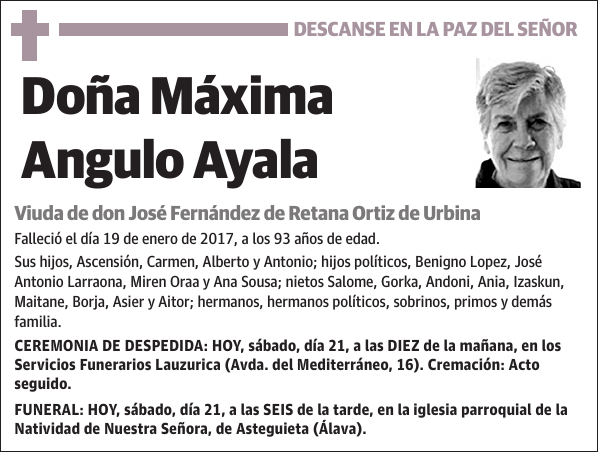 Máxima Angulo Ayala