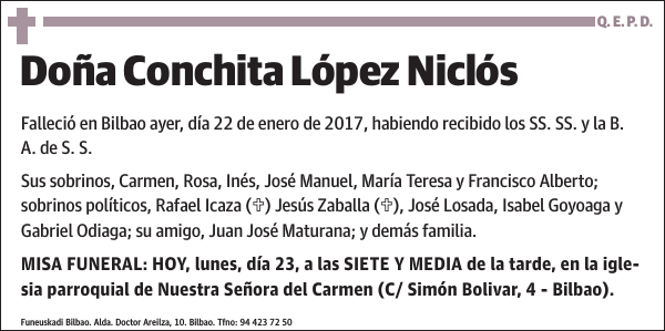 Conchita López Niclós