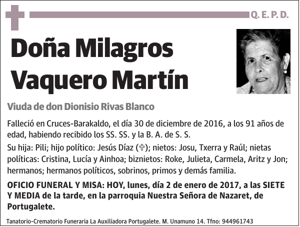 Milagros Vaquero Martín