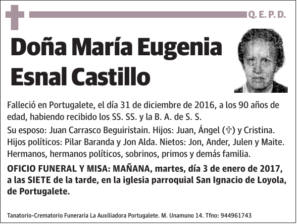 María Eugenia Esnal Castillo