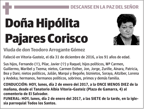 Hipólita Pajares Corisco