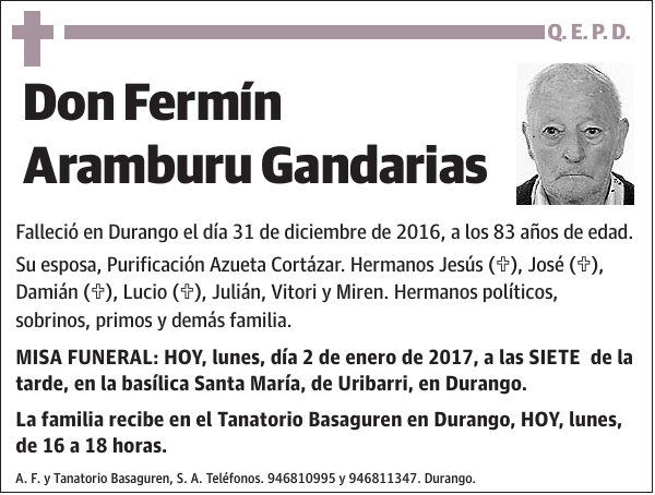 Fermín Aramburu Gandarias