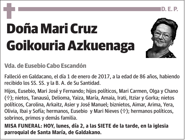 Mari Cruz Goikouria Azkuenaga