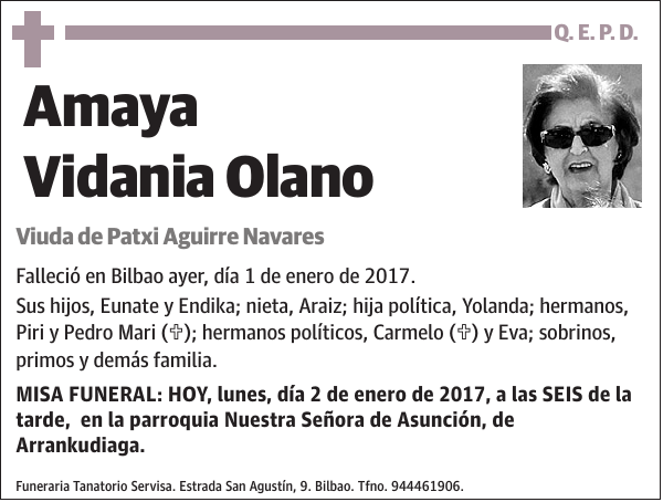 Amaya Vidania Olano