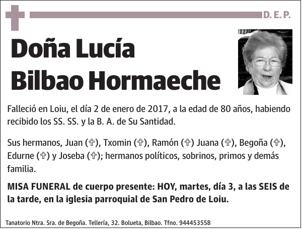 Lucía Bilbao Hormaeche