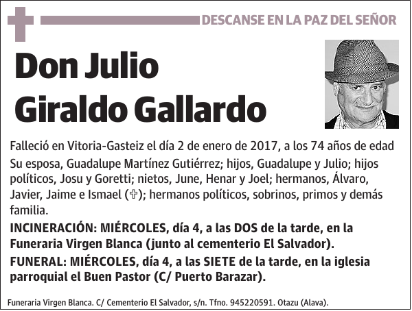 Julio Giraldo Gallardo