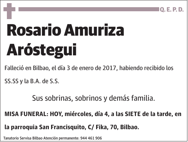 Rosario Amuriza Aróstegui