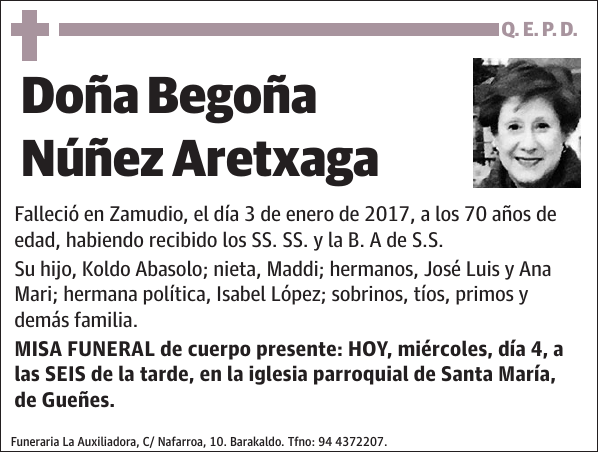 Begoña Núñez Aretxaga