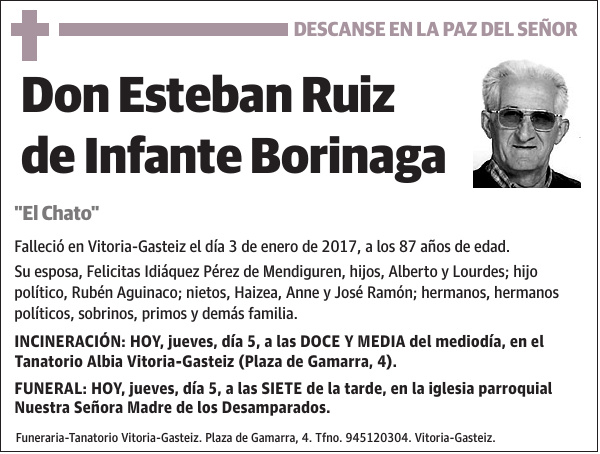 Esteban Ruiz de Infante Borinaga