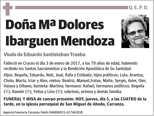 Mª Dolores Ibarguen Mendoza