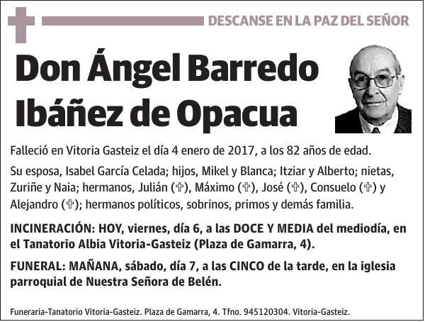 Ángel Barredo Ibáñez de Opacua