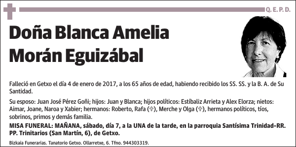 Blanca Amelia Morán Eguizábal