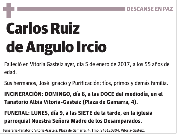 Carlos Ruiz de Angulo Ircio