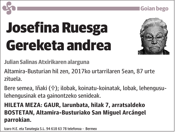 Josefina Ruesga Gereketa