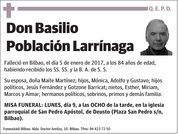 Basilio Población Larrínaga